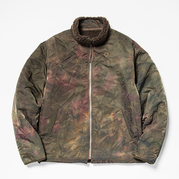 Dyed Camo Reversible Fleece/L3 Forest