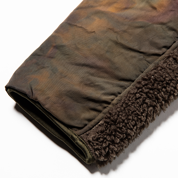 Dyed Camo Reversible Fleece/L3 Forest