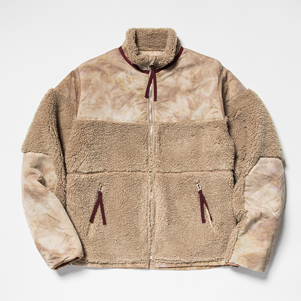 Dyed Camo Reversible Fleece/L3 / Sand