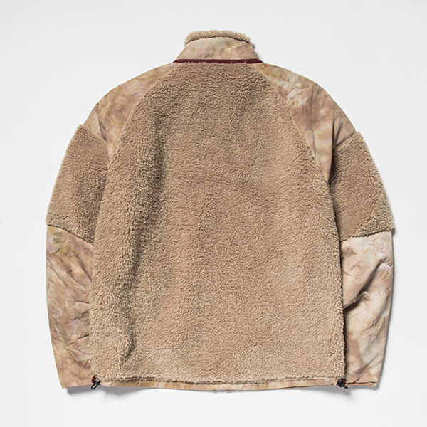 Dyed Camo Reversible Fleece/L3 / Sand
