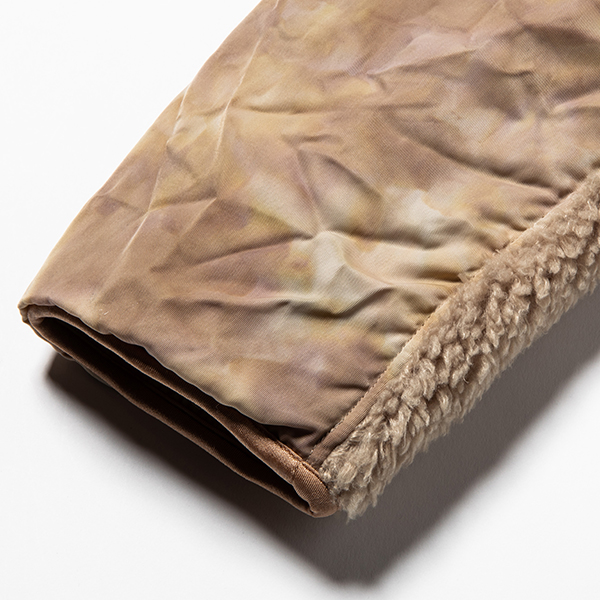Dyed Camo Reversible Fleece/L3 / Sand