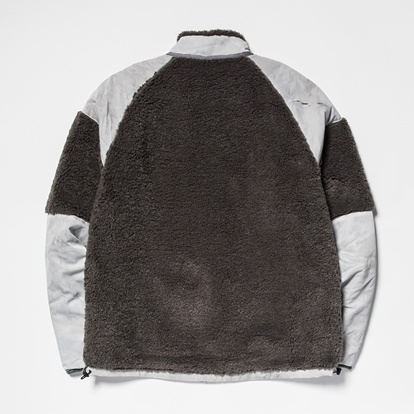 Dyed Camo Reversible Fleece/L3 / Snow