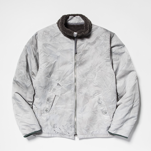 Dyed Camo Reversible Fleece/L3 / Snow