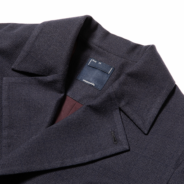 Tech Wool Dobble Coat/L6 Navy