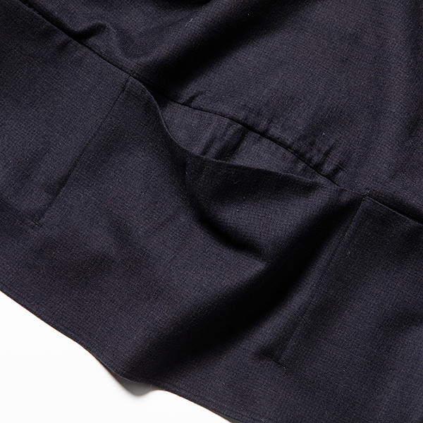 Tech Wool Packable SH / Navy