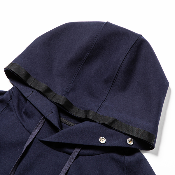 Water-Repellent Breathe Cloth Hoodie Navy