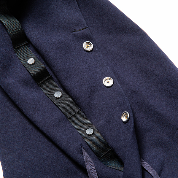 Water-Repellent Breathe Cloth Hoodie Navy