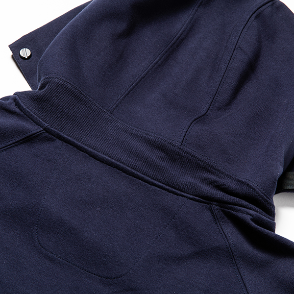 Water-Repellent Breathe Cloth Hoodie Navy
