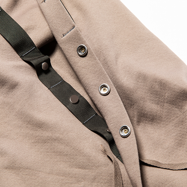Water-Repellent Breathe Cloth Hoodie Olive