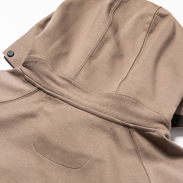Water-Repellent Breathe Cloth Hoodie Olive