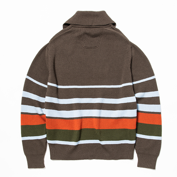 Open Collar Turtleneck Olive