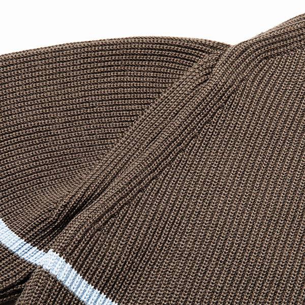 Open Collar Turtleneck Olive