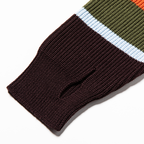 Open Collar Turtleneck Wine