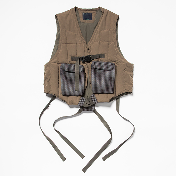 Peach Cloth Down Vest/L6