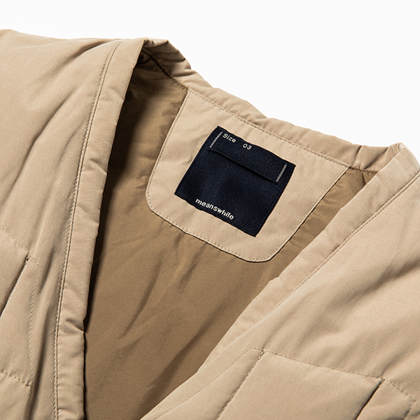 Peach Cloth Down Vest/L6
