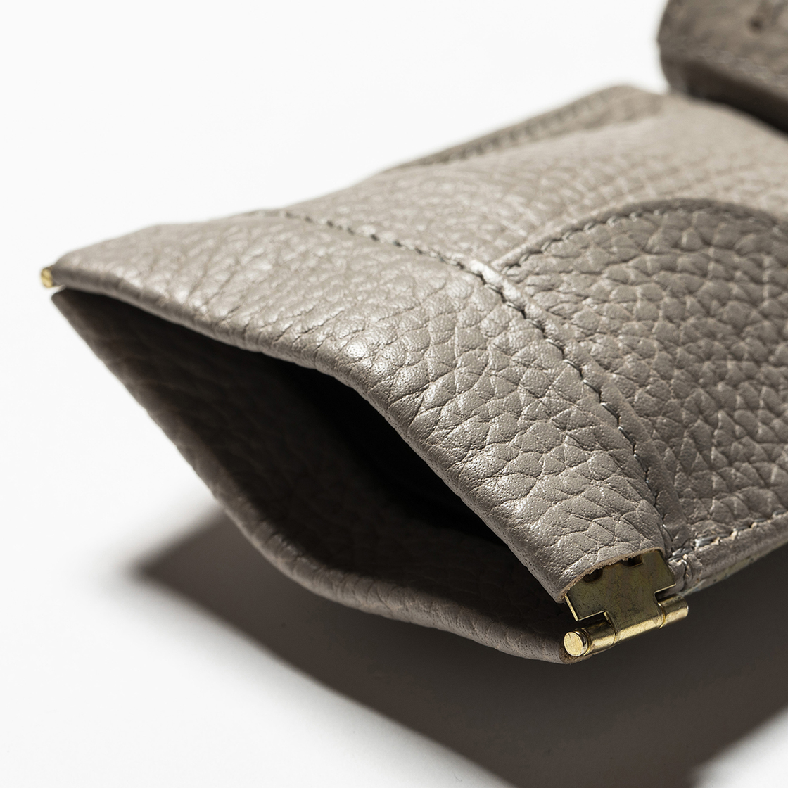 Leather Money Clip Sand