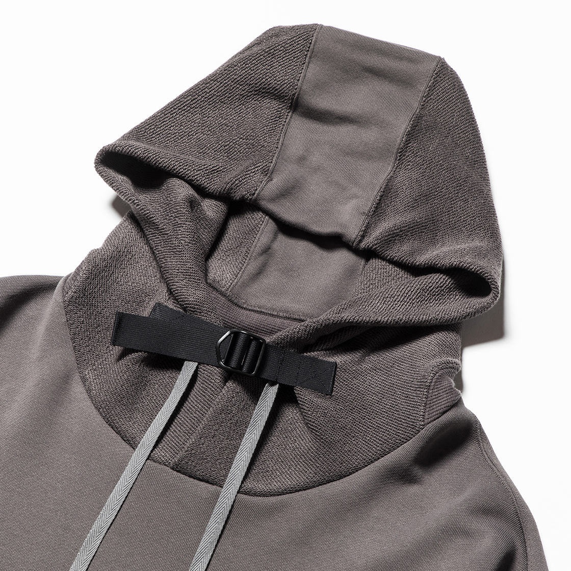 Heavy Pile Function Hoodie Charcoal