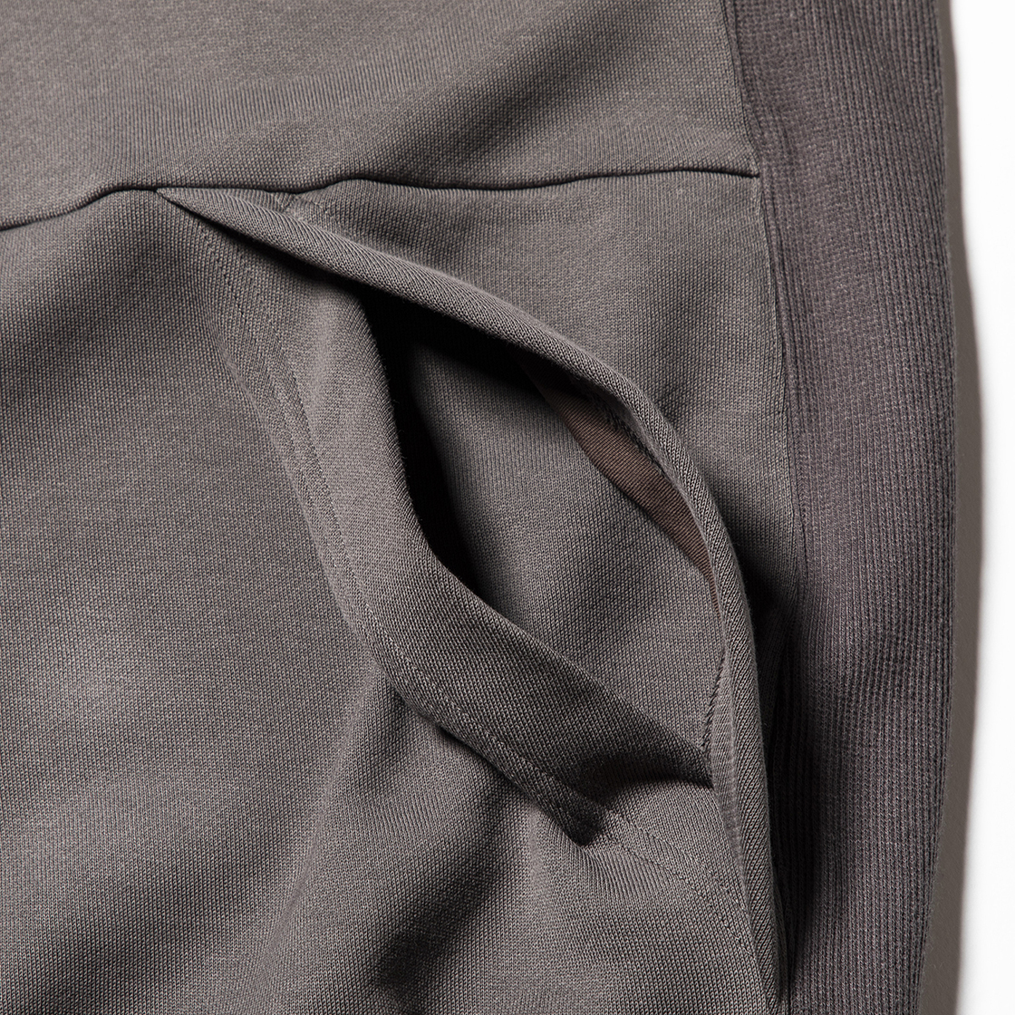 Heavy Pile Function Hoodie Charcoal