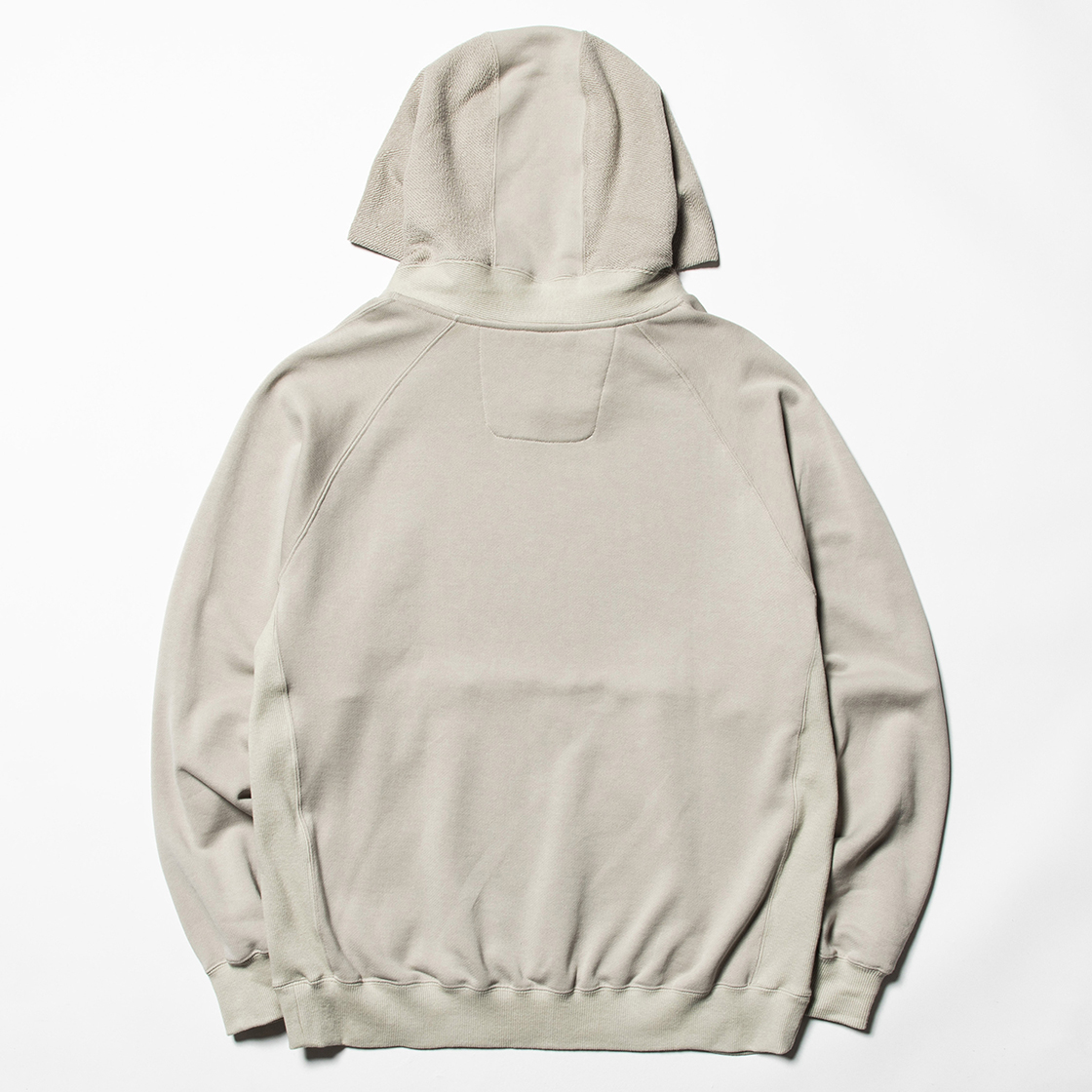 Heavy Pile Function Hoodie Grey