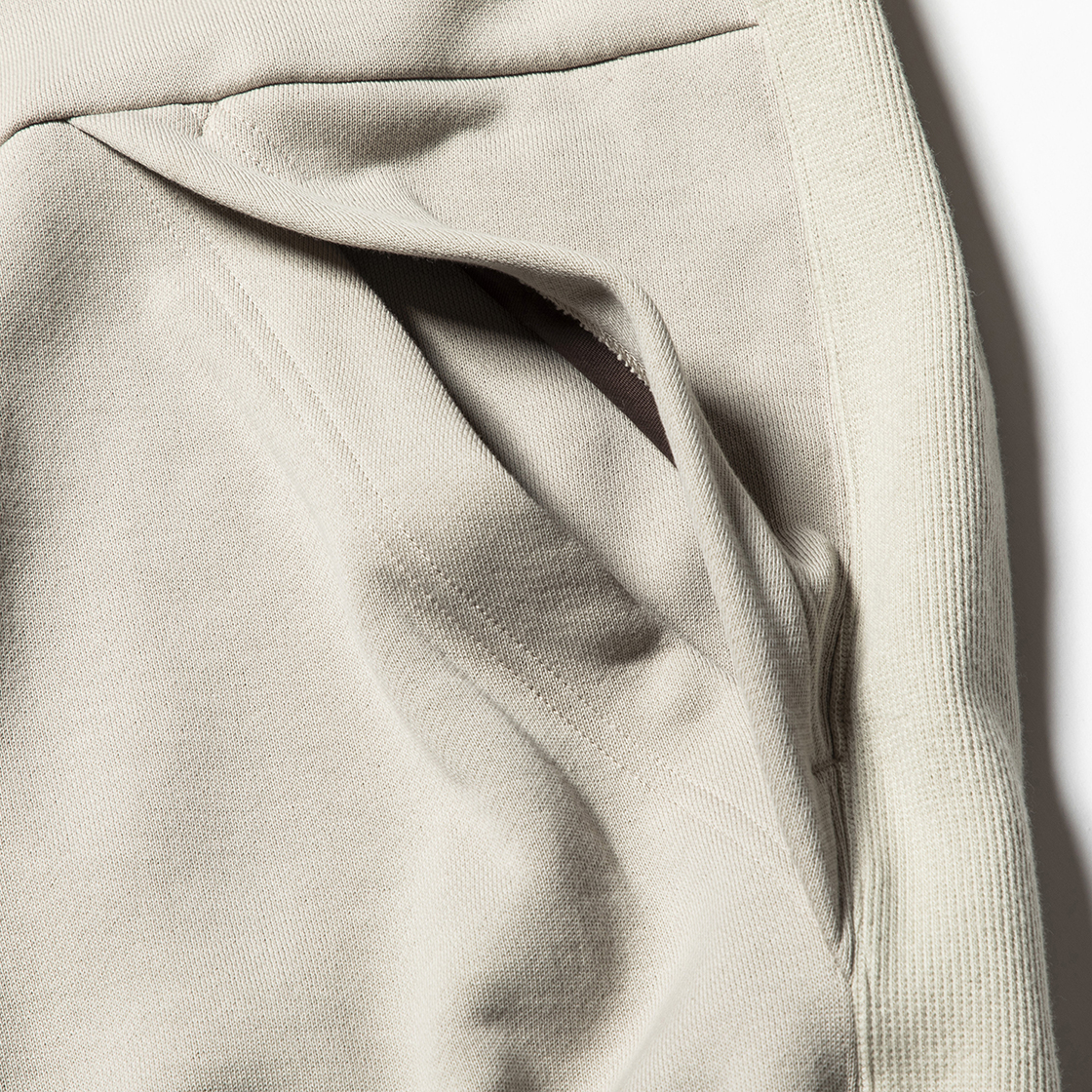 Heavy Pile Function Hoodie Grey