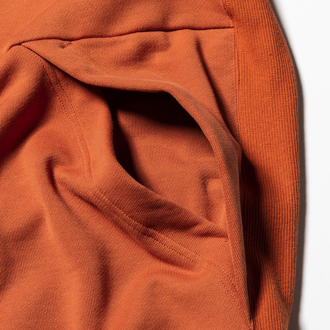 Heavy Pile Function Hoodie Orange