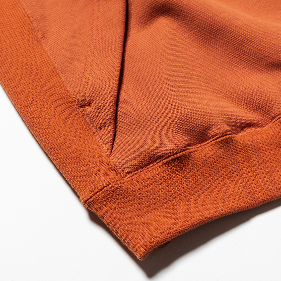 Heavy Pile Function Hoodie Orange