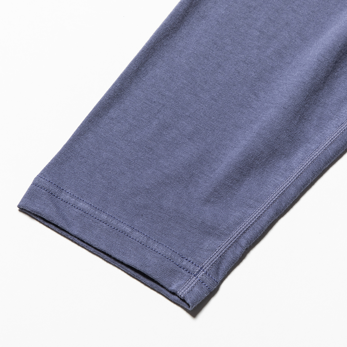 Split Sleeve L/S Tee Ash Blue