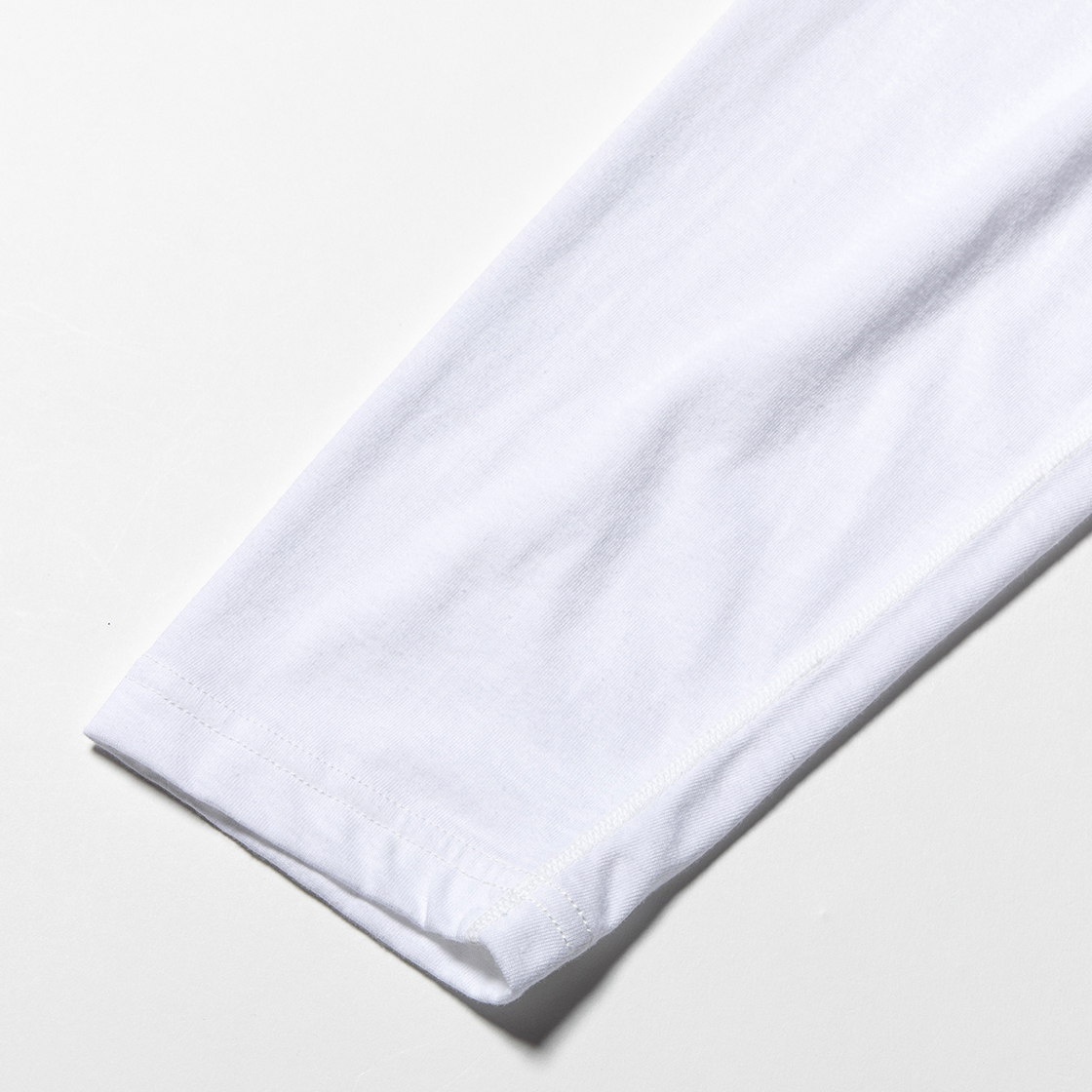 Split Sleeve L/S Tee White