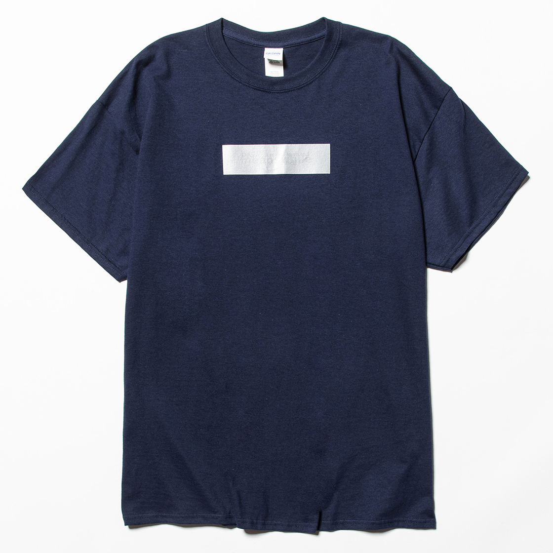 Lenticular Reflect Logo Tee Navy