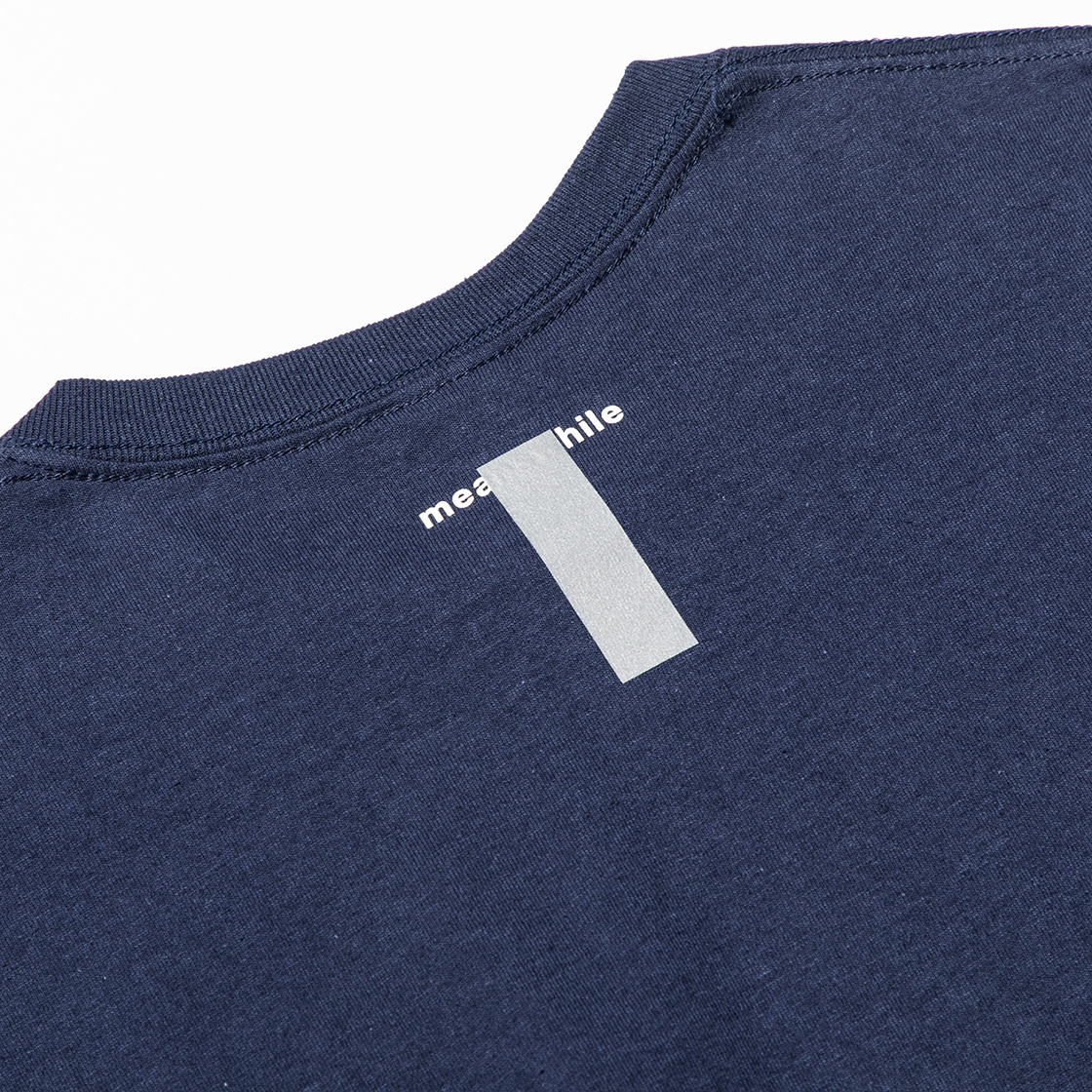 Lenticular Reflect Logo Tee Navy