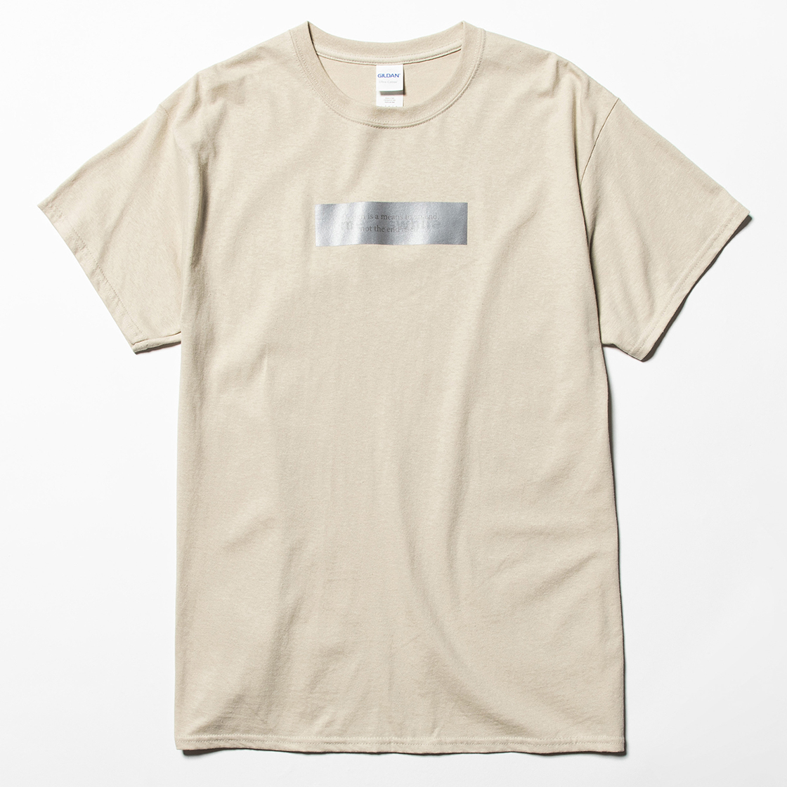 Lenticular Reflect Logo Tee Sand