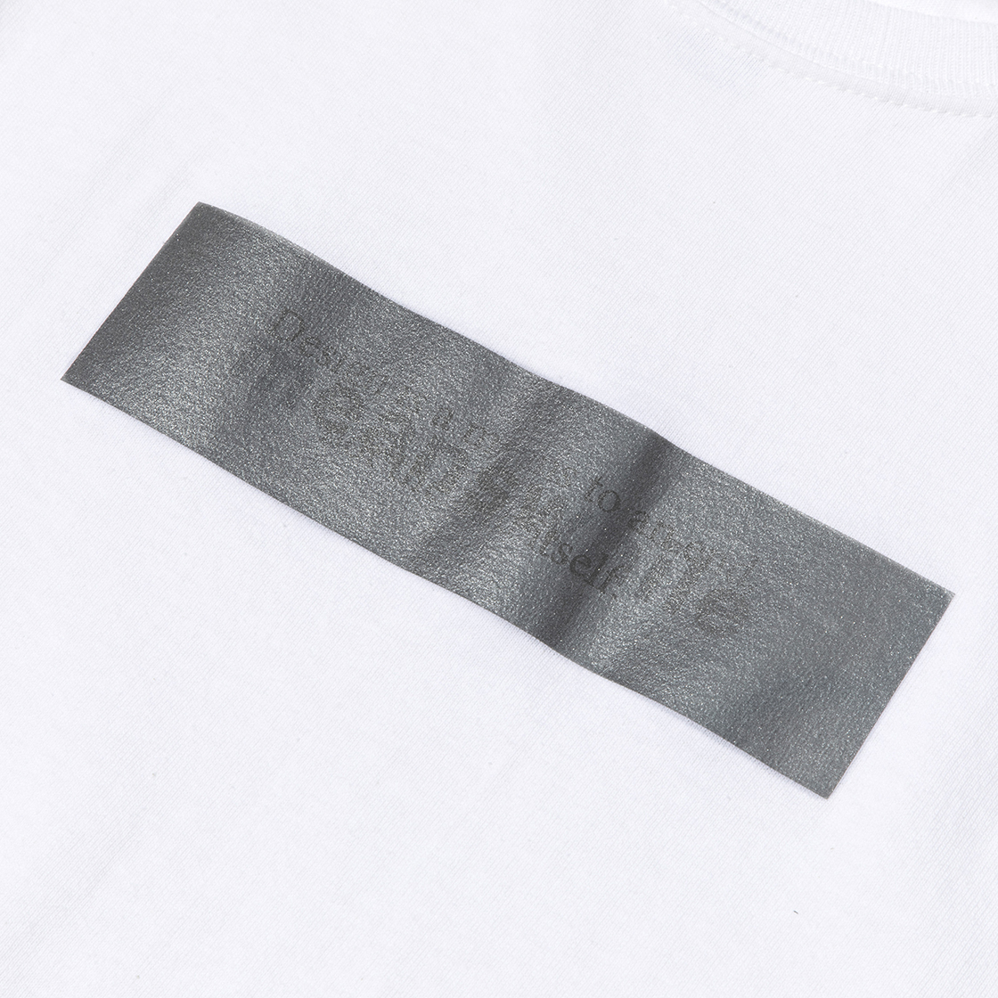 Lenticular Reflect Logo Tee White