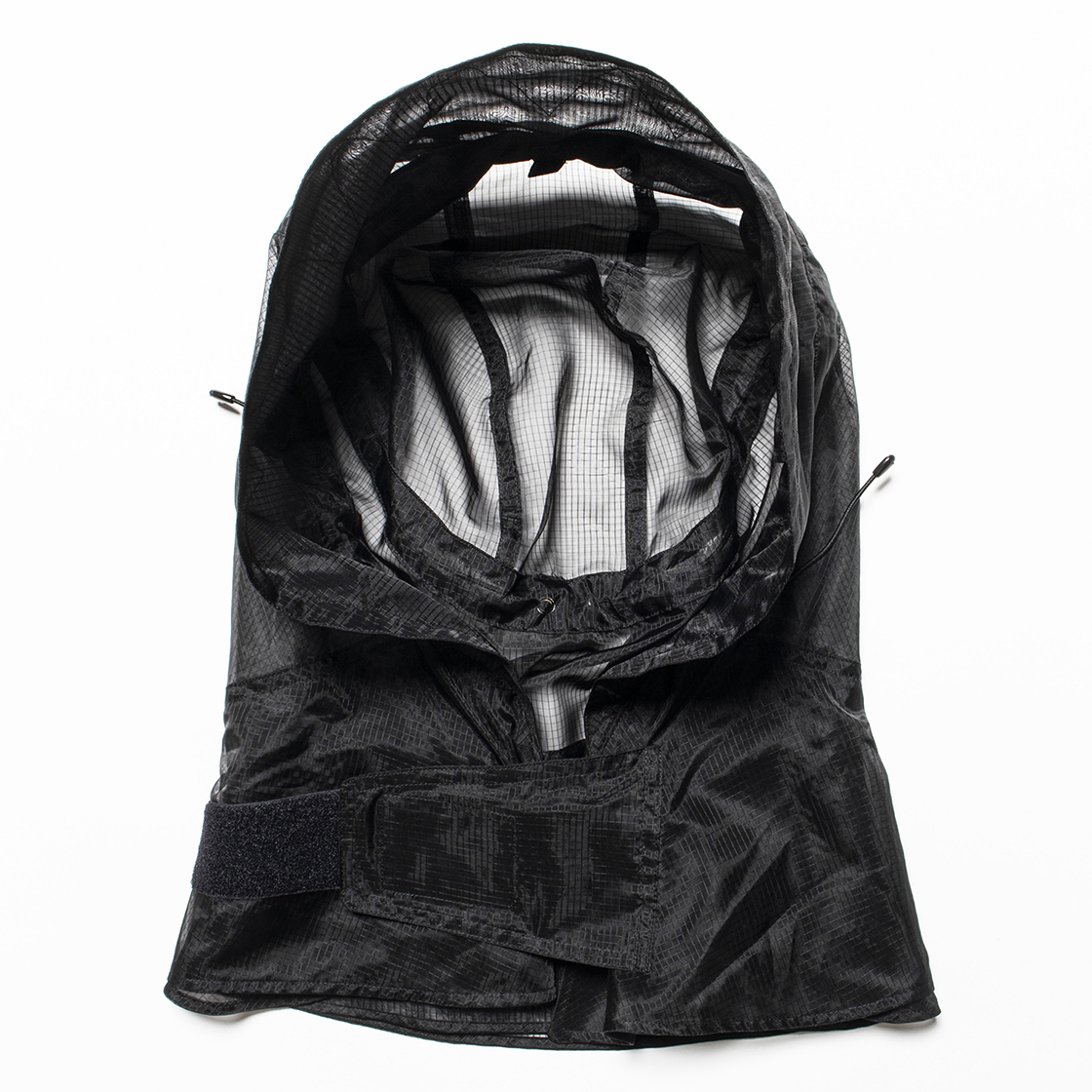 Rip Stop Mesh “Bugs Off” Hoodie Off Black