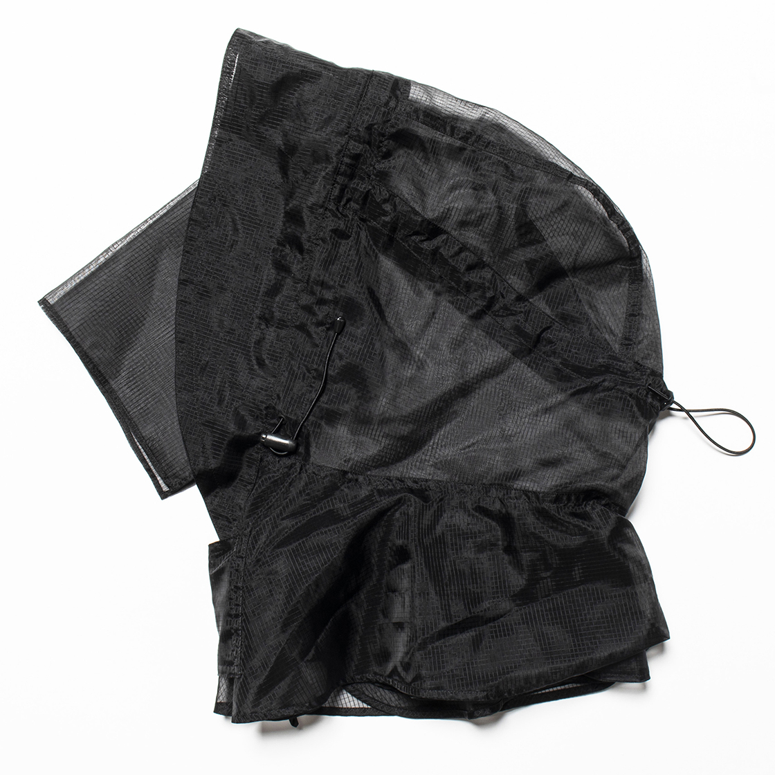 Rip Stop Mesh “Bugs Off” Hoodie Off Black