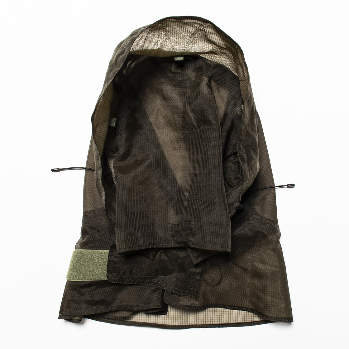Rip Stop Mesh “Bugs Off” Hoodie Khaki
