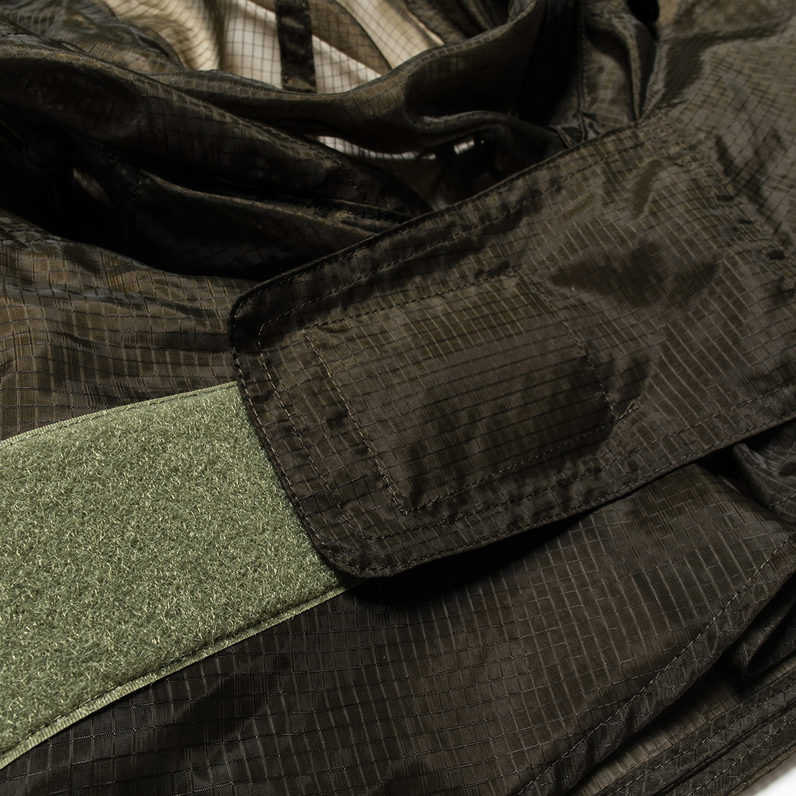 Rip Stop Mesh “Bugs Off” Hoodie Khaki
