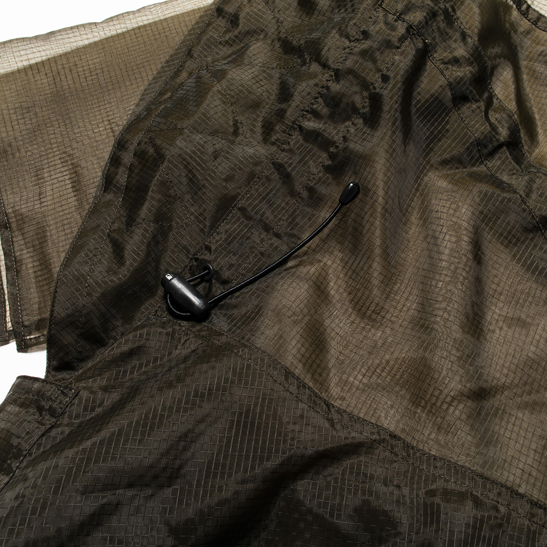 Rip Stop Mesh “Bugs Off” Hoodie Khaki