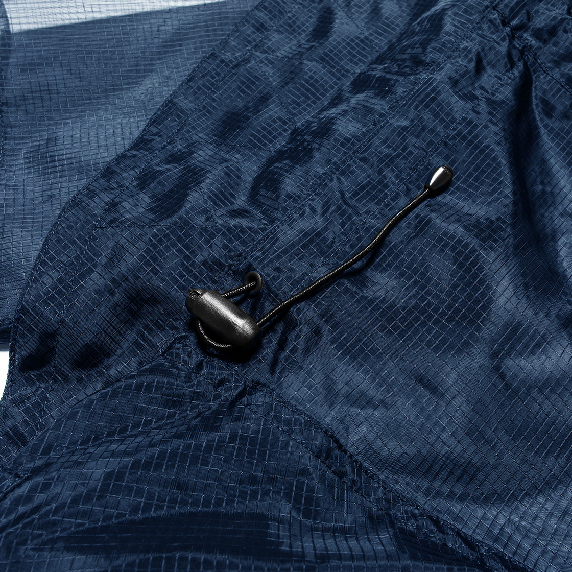 Rip Stop Mesh “Bugs Off” Hoodie Navy