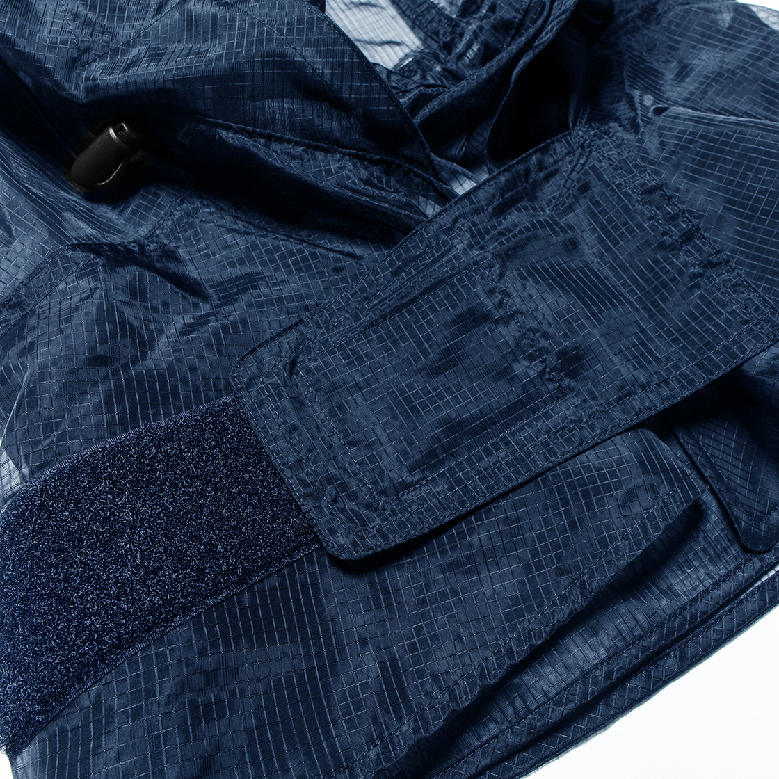 Rip Stop Mesh “Bugs Off” Hoodie Navy
