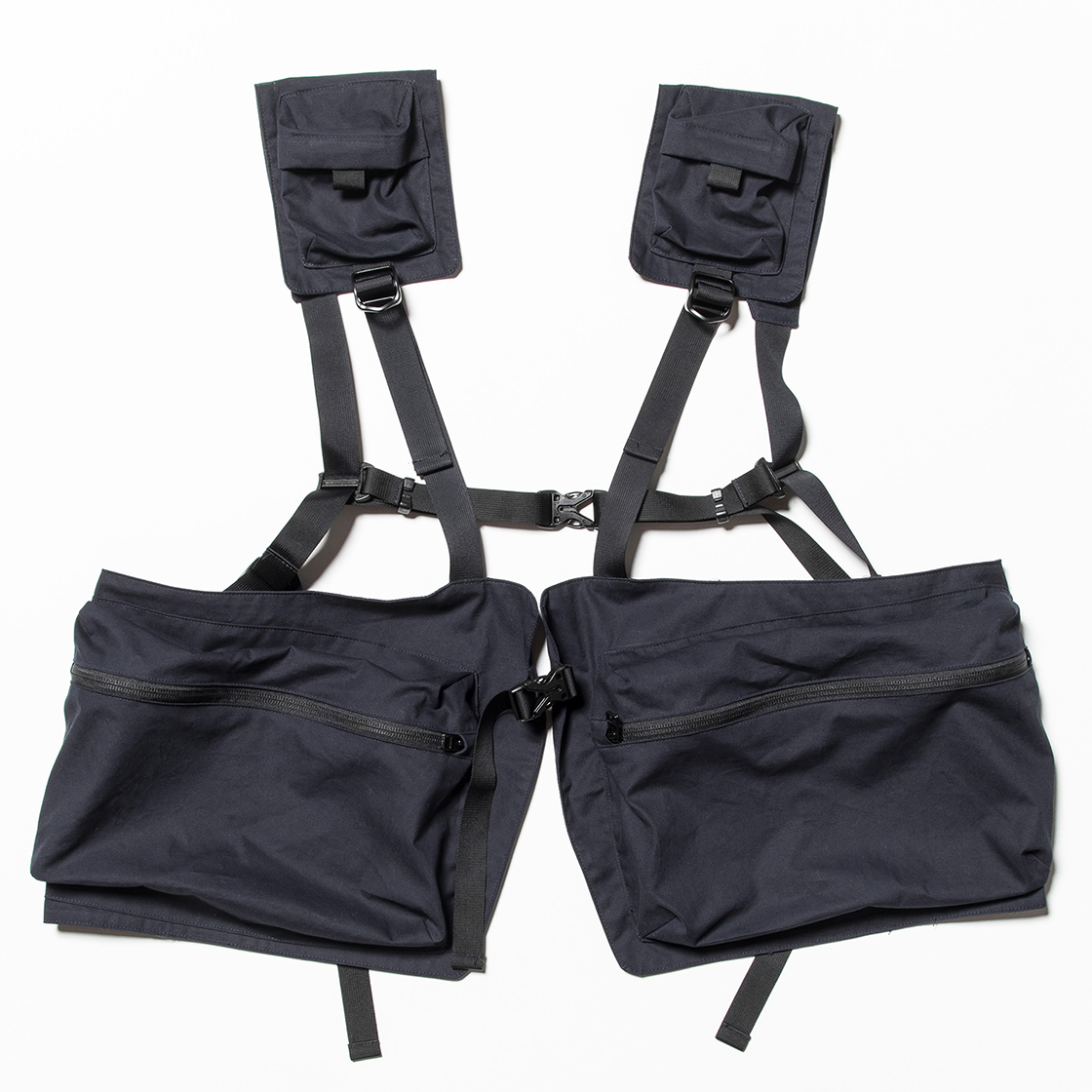 Split Luggage Vest Navy