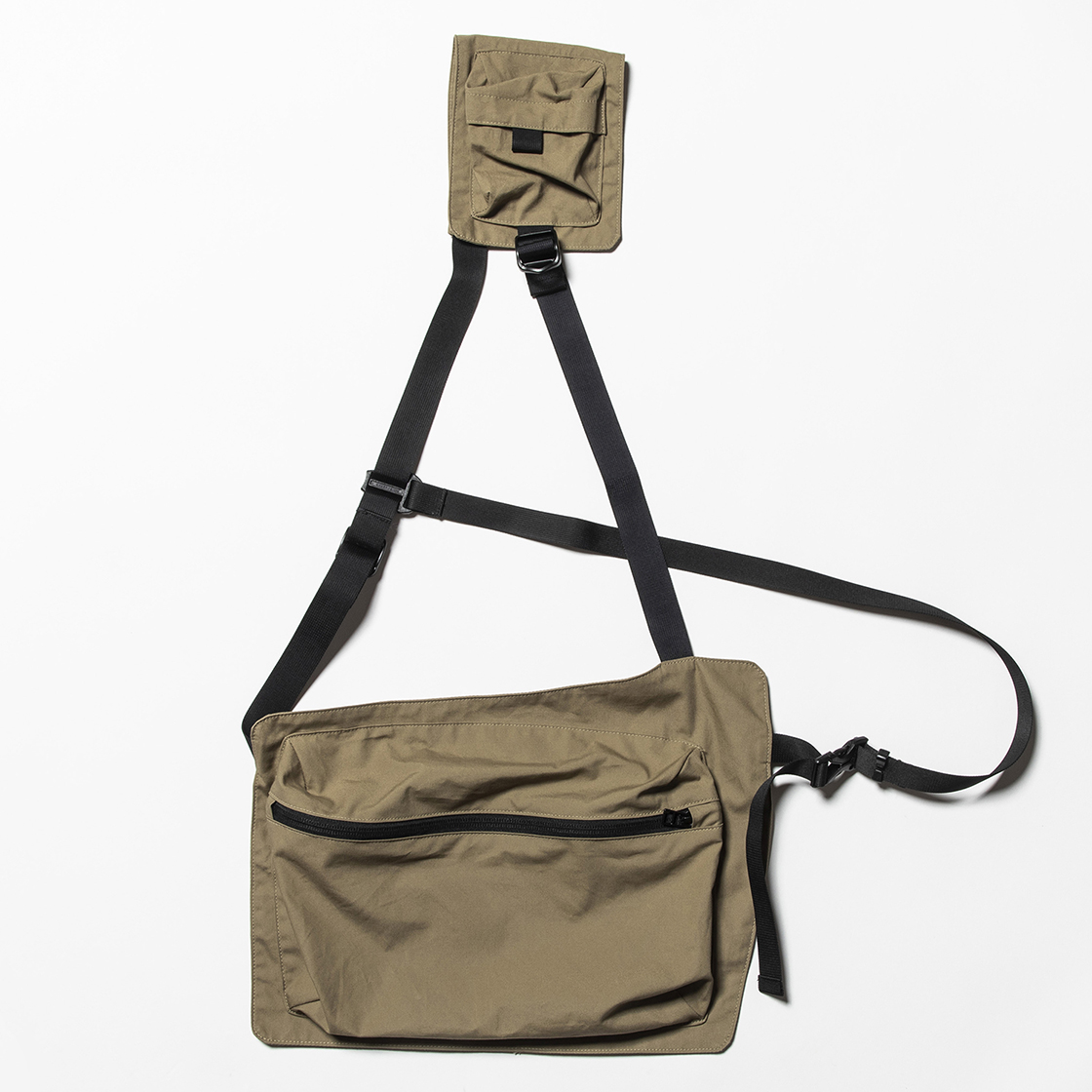 Split Luggage Vest Beige