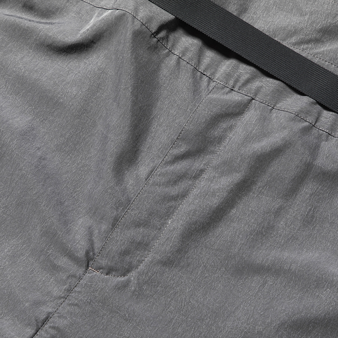 Nylon Wrap Board Shorts Charcoal