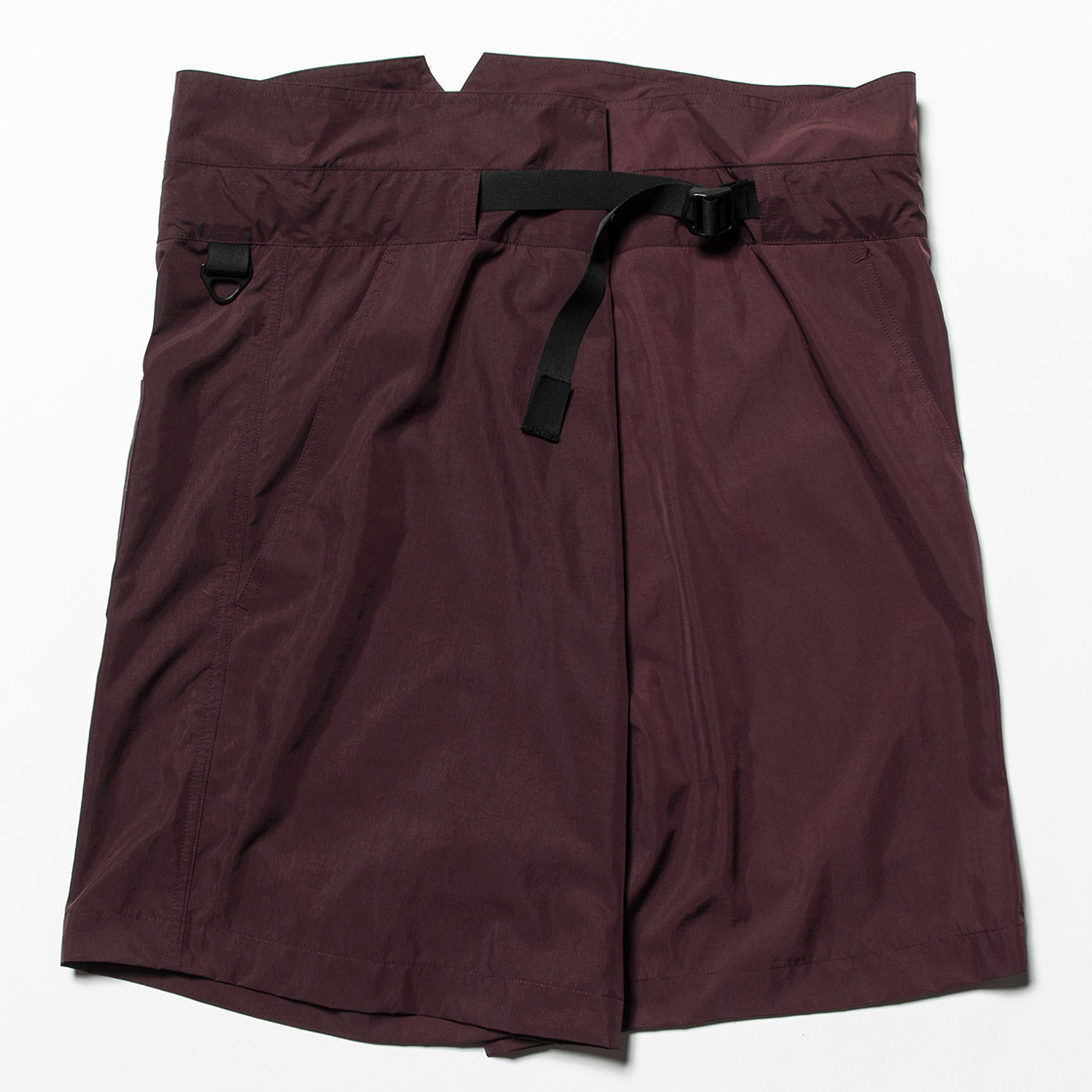 Nylon Wrap Board Shorts Bordeaux