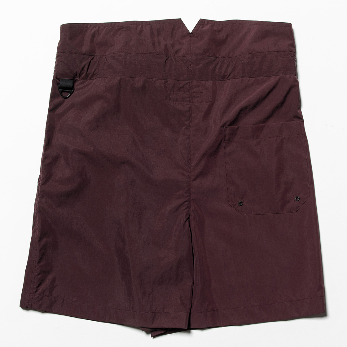 Nylon Wrap Board Shorts Bordeaux