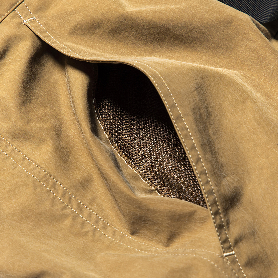 Nylon Wrap Board Shorts Coyote