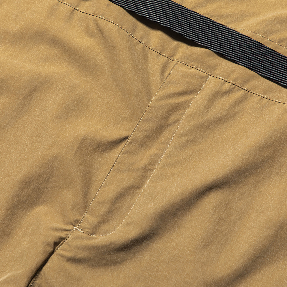 Nylon Wrap Board Shorts Coyote