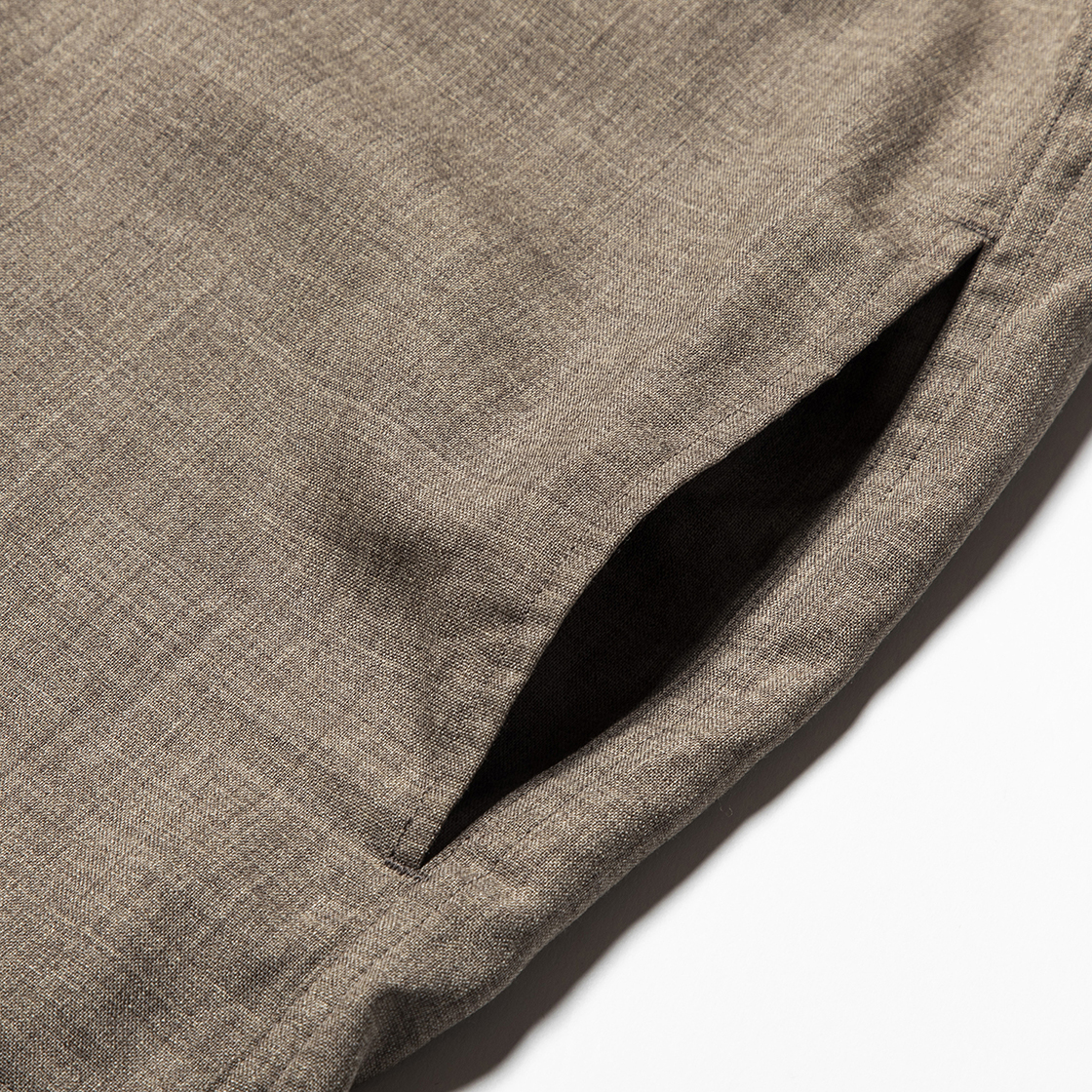 Wool Mao-Collar SH Brown
