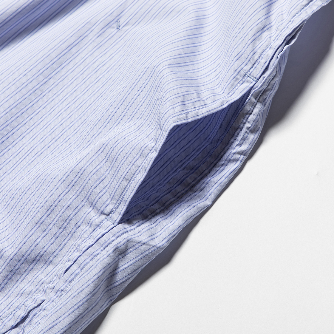 Imperial Poplin SH Sax Stripe