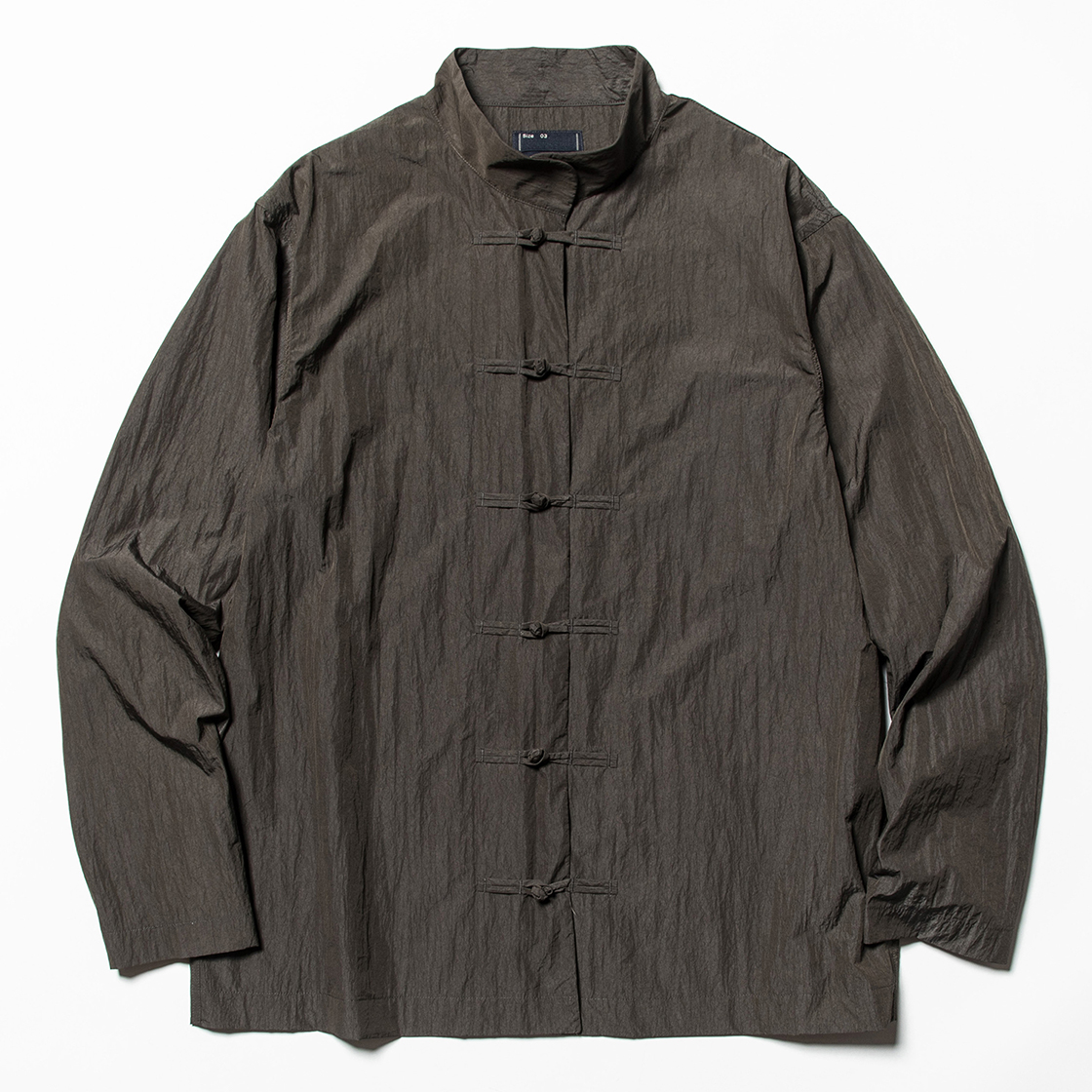 Nylon Mao-Collar SH Charcoal