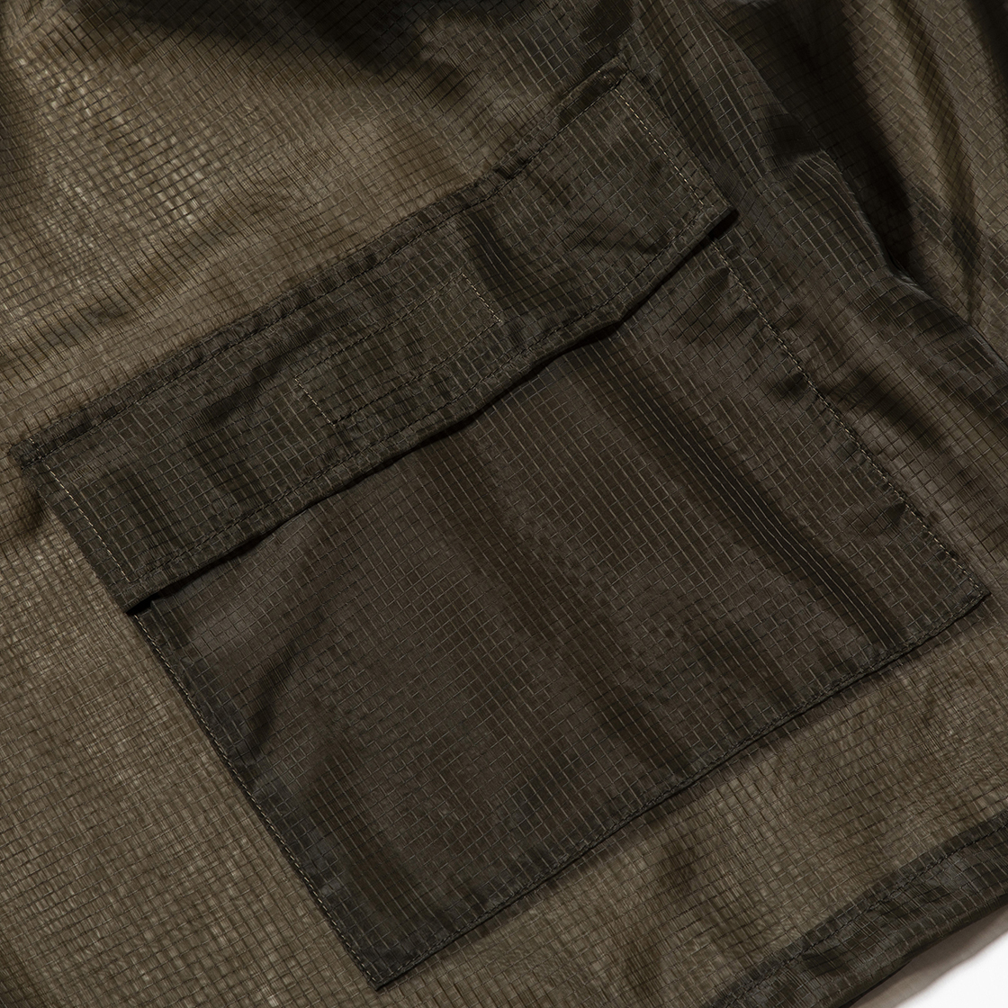 Rip Stop Mesh Pullover Khaki